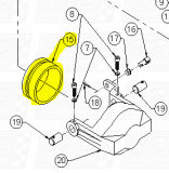 Nozzle Inserts fit HTR RA1701 — Fig. No. 15