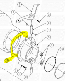 Bowl To Nozzle Housing Gaskets fit Best BNA 1407 — Fig. No. 23