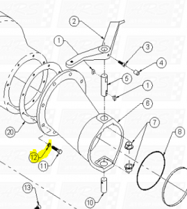 5/16" Spring Lock Washers fit Berkeley R6107 Droop Snoot — Fig. No. 12