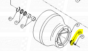 Bowl Bearing End Caps fit SD309 —  Fig. No. 10