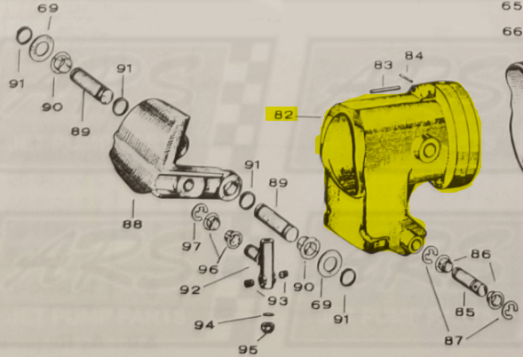 Steering Nozzle No. 4414 fits 12WJ Jacuzzi Jet Drive  — Fig. No. 82