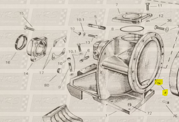 Dowel Pin fits Golden Eagle Jacuzzi Jet Drive  — Fig. No. 4
