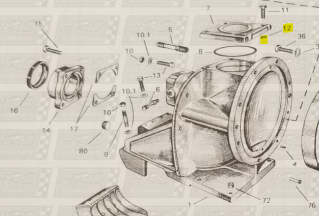 Snap Ring fits Golden Eagle Jacuzzi Jet Drive  — Fig. No. 12