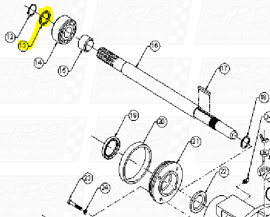 Thrust Washers fit TJ309-B1007 —  Fig. No. 13