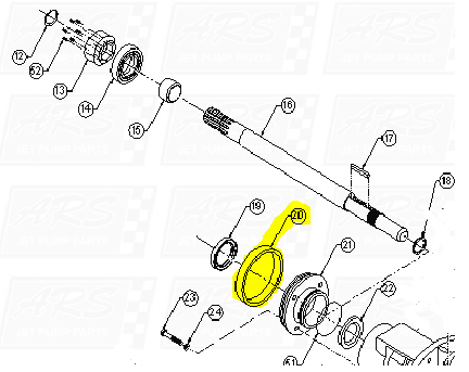 Engine Mount Rings fit TJ309-HP —  Fig. No. 20