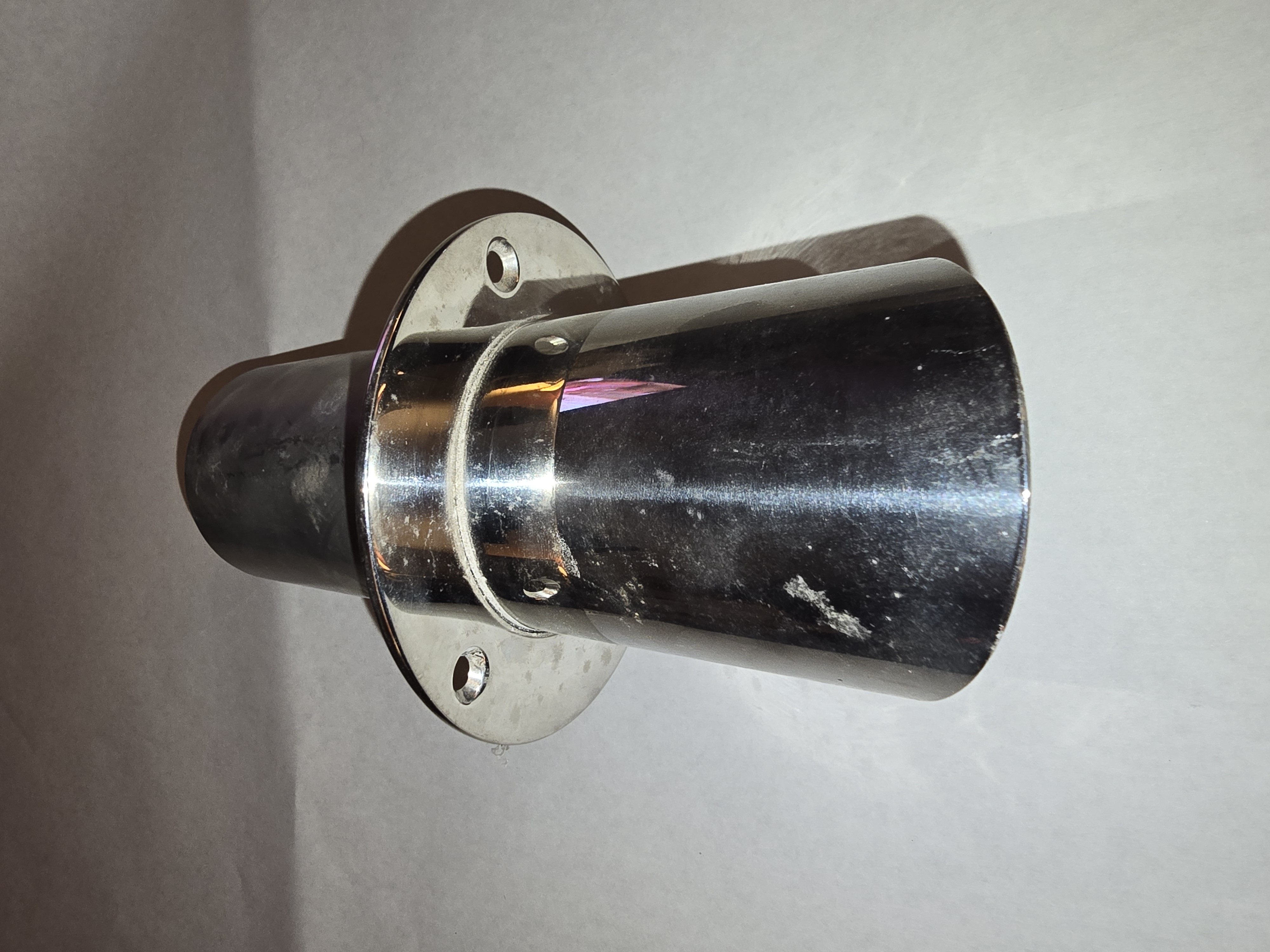 2-7/8" Stainless Steel Angle Cut Tip — NEW