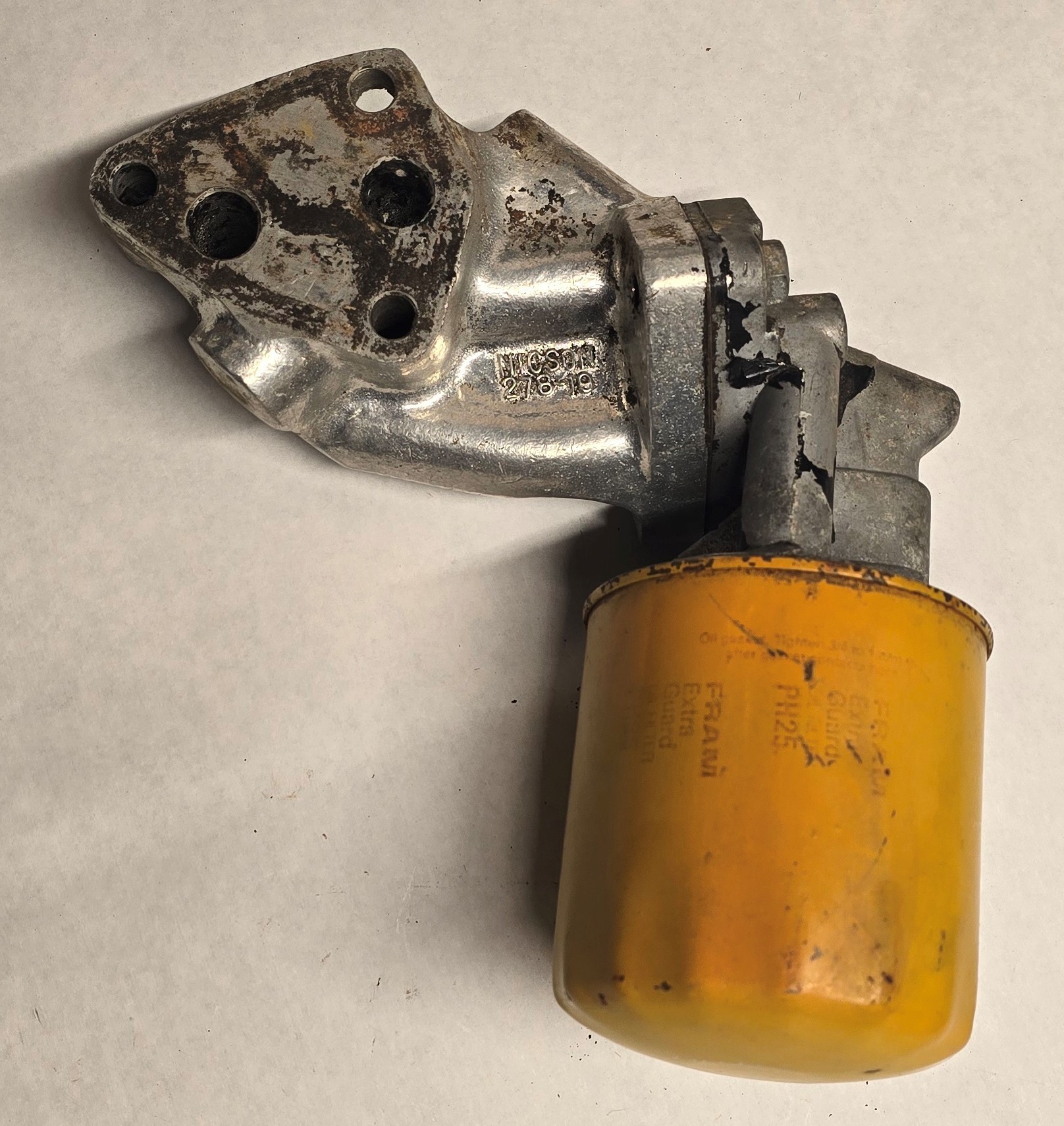 Nicson 278-19 Oldsmobile Oil Filter Adapter Assembly — USED