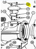 Hand Hole Washers fit OEM Legend 120E — Fig. No. 15