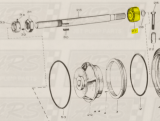 Thrust Bearings fits 12WJ Jacuzzi Jet Drive — Fig. No. 27