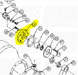 Steering Shift Rod Bezels fit HTRII RSK2101-R6101 — Fig. No. 26