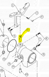 Upper Steering (Tiller) Pins fit AT RA1201 Droop Snoot — Fig. No. 6