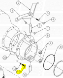 5/16"-18 x 1-1/4" Hex Head Cap Screws fit Berkeley RA1707 — Fig. No. 11