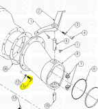 5/16"-18 x 1-1/4" Hex Head Cap Screws fit Berkeley R6107 Droop Snoot — Fig. No. 11