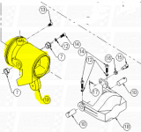 Nozzles  fit Berkeley R6107 Droop Snoot — Fig. No. 19