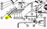 1/4"-20 x1-1/4" Flat Head Machine Screws fit Berkeley 12JE — Fig. No. 42