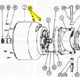 Oil Reservoir Pipe Plug fit Berkeley 12JG  — Fig. No. 52