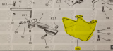 Rudder No. 4998 fits Golden Eagle Jacuzzi Jet Drive  — Fig. No. 65