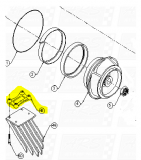 Intake Retainer Grates fit TJ309-B1007 —  Fig. No. 48