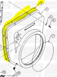 Transom Ring Gaskets fit Deep Transom  — Fig. No. 3