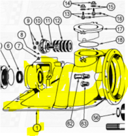 Suction Housings fit OEM Legend 120G — Fig. No. 1