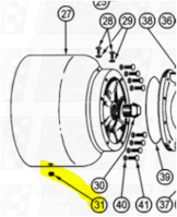 1/8 Pipe Plugs fit OEM Legend 120G — Fig. No. 31