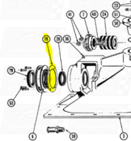 Bearing Cap Gaskets fit Berkeley 12JC  — Fig. No. 19