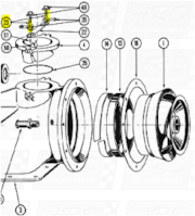 Hand Hole Cover Eye Bolt Kits  fit Berkeley 12JG — Fig. No. 23