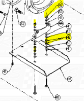 5/16"-18 Hex Nuts fit TJ309-HP —  Fig. No. 42