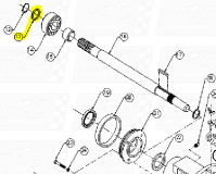 Thrust Washers fit TJ309-B1007 —  Fig. No. 13