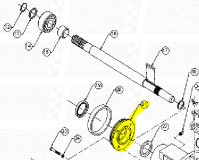 Bearing Caps fit Dominator 12TD-B1007 —  Fig. No. 21