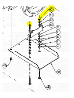 5/16"-18 Hex Nuts fit Dominator 12TD-B1007 —  Fig. No. 42