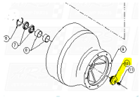 Bowl Bearing End Caps fit Dominator 12TD-B1007 —  Fig. No. 10
