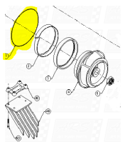 Bowl O-Rings fit Dominator 12TD-B1007 — Fig. No. 1