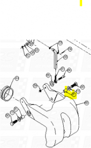Bucket Pivot Bushings fit HTRII RSK2101-R1007 — Fig. No. 37