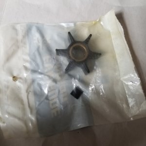 OMC Impeller and Key 395289 0395289  — (NOS)