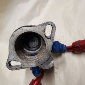 Water Pressure Bypass Thermostat housing - USED