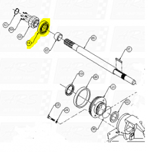Thrust Bearings fit AT309-HP — Fig. No. 14