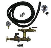 Jet boat water pressure regulator kit with Ball Valve and fittings.