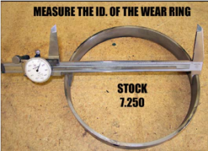 Stainless Steel Shouldered Wear Rings fit Berkeley 12JE — Fig. No. 18