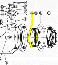 Plastic Insulators fit Berkeley 12JG — Fig. No. 14