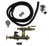 Water Pressure Bypass Regulator / Relief Valve Kit with Flush — 3/4 NPT Main Body with 1/2 NPT Fi...