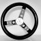 Max Grip Steering  Wheels — Stainless Steel with Black Plastisol Coating
