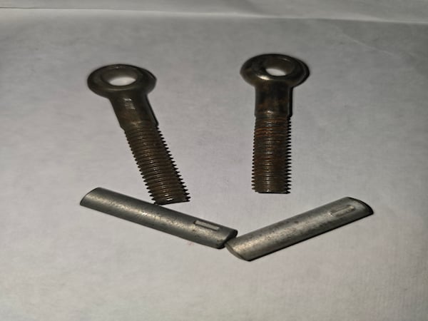 Hand Hole Cover Eye Bolt with Pins — USED