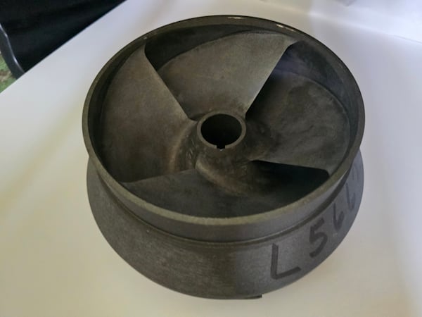Legend Aluminum Impeller, Size AAA —  NOS (New Old Stock)